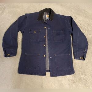 Carhartt Navy Blue C02 MDT Work Jacket. Size Medium, Regular.